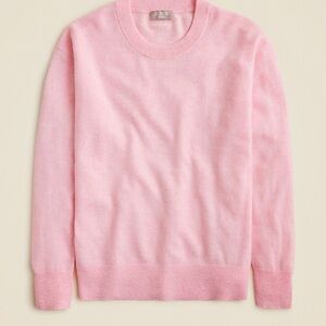 J. Crew woman’s Soft Pink  Cashmere Crewneck Sweater